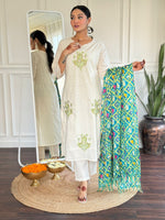 Load image into Gallery viewer, Amara ~ Embroidery Kurti Set