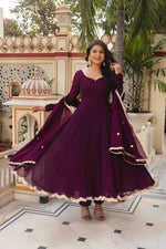 Load image into Gallery viewer, Dhara ~ Anarkali Suit Set