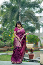 Load image into Gallery viewer, Magic (Premium Banarasi Silk)