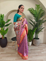 Load image into Gallery viewer, Ganga Jamuna Paithani (Premium Paithani Silk)