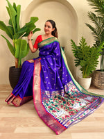 Load image into Gallery viewer, Ganga Jamuna Paithani (Premium Paithani Silk)