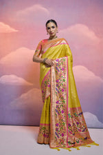 Load image into Gallery viewer, Anisha - (Premium Paithani Silk)