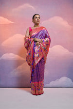 Load image into Gallery viewer, Gandhara - (Premium Paithani Silk)