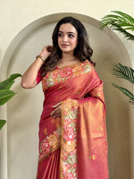 Load image into Gallery viewer, Bhakti (Premium Tissue Silk)