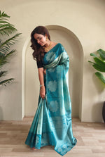 Load image into Gallery viewer, Morvi (Premium Banarasi Silk)