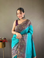 Load image into Gallery viewer, Aarvi (Premium Chanderi Silk)