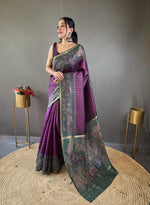 Load image into Gallery viewer, Aarvi (Premium Chanderi Silk)