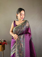 Load image into Gallery viewer, Aarvi (Premium Chanderi Silk)