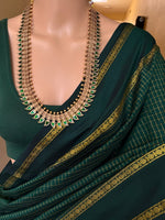 Load image into Gallery viewer, Pachai - பச்சை (Premium Handloom Gadwal Silk Cotton)