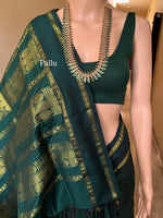 Load image into Gallery viewer, Pachai - பச்சை (Premium Handloom Gadwal Silk Cotton)