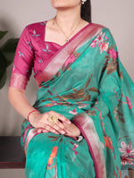 Load image into Gallery viewer, Floral Printed (Premium Tussar Silk)