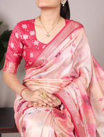Load image into Gallery viewer, Floral Printed (Premium Tussar Silk)