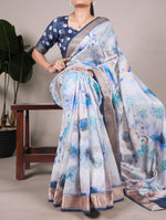 Load image into Gallery viewer, Floral Printed (Premium Tussar Silk)