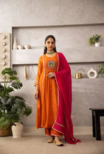 Load image into Gallery viewer, Zana ~ Anarkali Suit Set