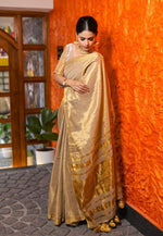 Load image into Gallery viewer, Kanakambika - കനകാംബിക (Premium Tissue Kerala Saree)