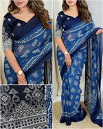 Load image into Gallery viewer, Banglori (Premium Georgette Saree)