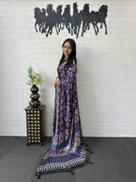 Load image into Gallery viewer, Ajrakh Satin (Premium Ajrakh Party Wear Satin Silk)