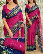 Load image into Gallery viewer, Ajrakh Patola (Premium Silk Cotton)