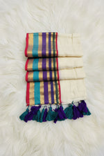 Load image into Gallery viewer, Multi Colour Stripes (Premium 120 Count Soft Mul Cotton)