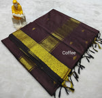 Load image into Gallery viewer, Mullai - മുല്ലൈ (Premium Handloom Gadwal Silk Cotton)