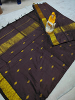 Load image into Gallery viewer, Mullai - മുല്ലൈ (Premium Handloom Gadwal Silk Cotton)