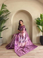 Load image into Gallery viewer, Morvi (Premium Banarasi Silk)