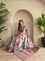 Load image into Gallery viewer, Morvi (Premium Banarasi Silk)