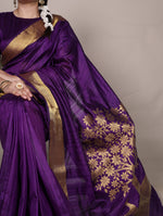 Load image into Gallery viewer, Thaamara - താമര (Premium Raw Silk)