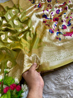Load image into Gallery viewer, Meena Paithani silk (Premium Quality Paithani Silk)