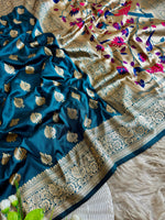 Load image into Gallery viewer, Meena Paithani silk (Premium Quality Paithani Silk)
