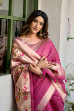 Load image into Gallery viewer, Elegant Paithani (Premium Quality Cotton Silk)