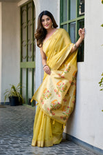 Load image into Gallery viewer, Elegant Paithani (Premium Quality Cotton Silk)