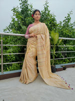 Load image into Gallery viewer, Beige Kantha