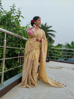 Load image into Gallery viewer, Beige Kantha
