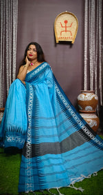 Load image into Gallery viewer, Midnight Blue (Premium Handloom Pure Cotton)