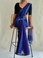 Load image into Gallery viewer, Royal Blue (Narayanpet Handloom Cotton)