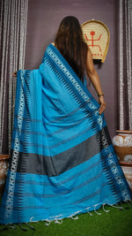Load image into Gallery viewer, Midnight Blue (Premium Handloom Pure Cotton)