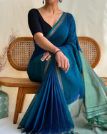 Load image into Gallery viewer, Skies Are Blue (Narayanpet Handloom Cotton)