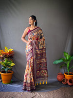Load image into Gallery viewer, Jwaala - జ్వాలా (Premium Kalamkari Cotton)