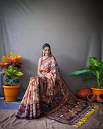 Load image into Gallery viewer, Jwaala - జ్వాలా (Premium Kalamkari Cotton)