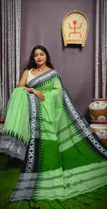 Load image into Gallery viewer, Green In Kerala (Premium Handloom Pure Cotton)