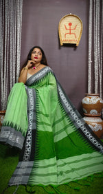 Load image into Gallery viewer, Green In Kerala (Premium Handloom Pure Cotton)