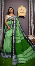 Load image into Gallery viewer, Green In Kerala (Premium Handloom Pure Cotton)