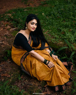 Load image into Gallery viewer, Surya - सूर्य (Premium Handloom Gadwal Silk Cotton)