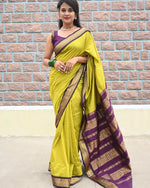 Load image into Gallery viewer, Vishalini -  विशालिनी (Premium Handloom Gadwal Silk Cotton)