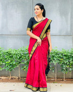 Load image into Gallery viewer, Samyuktha - संयुक्ता (Premium Handloom Gadwal Silk Cotton)