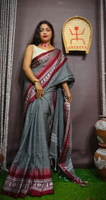 Load image into Gallery viewer, Perfect Grey (Premium Handloom Pure Cotton)