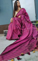 Load image into Gallery viewer, Magenta Kantha