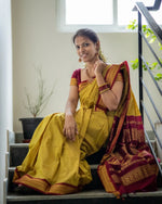 Load image into Gallery viewer, Sastika - सस्तिका (Premium Handloom Gadwal Silk Cotton)