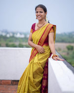 Load image into Gallery viewer, Sastika - सस्तिका (Premium Handloom Gadwal Silk Cotton)